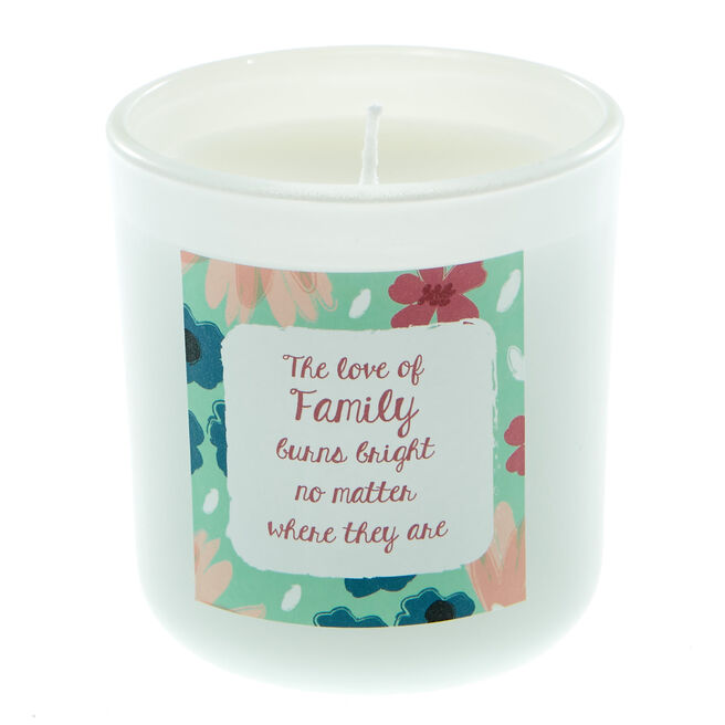 The Love Of Family Rose & Oud Scented Candle 