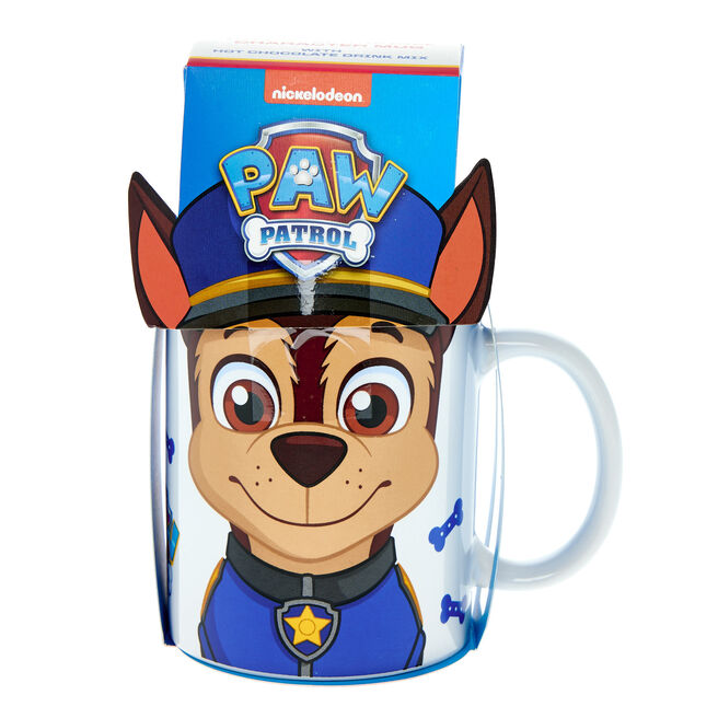 Blue Paw Patrol Mug & Hot Chocolate Drink Mix