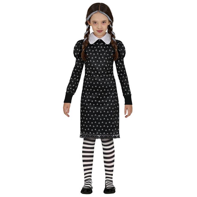 Gothic Girl Children's Fancy Dress Costume 