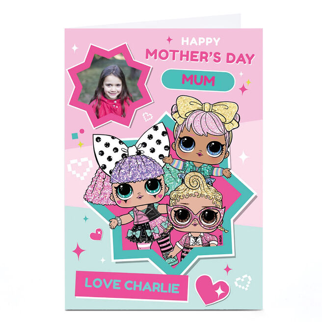 Personalised LOL Mother's Day Card - LOL Dolls Mum