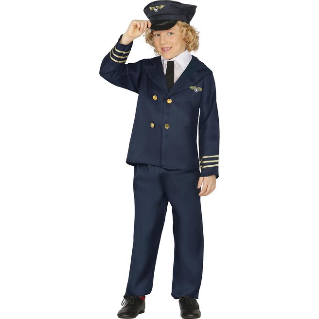 Pilot Children's Fancy Dress Costume 
