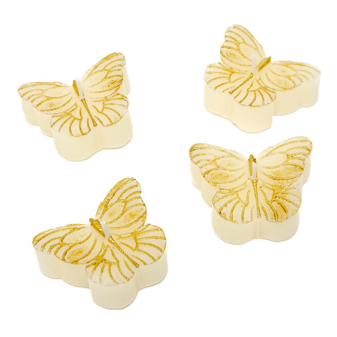 Mum Secret Garden Butterfly Scented Candles - Set of 4