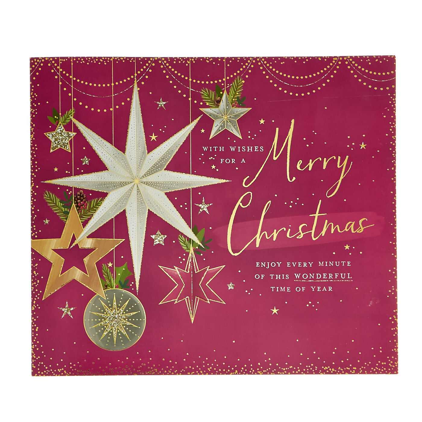 Buy 10 Premium Charity Boxed Christmas Cards Stockings & Baubles (2