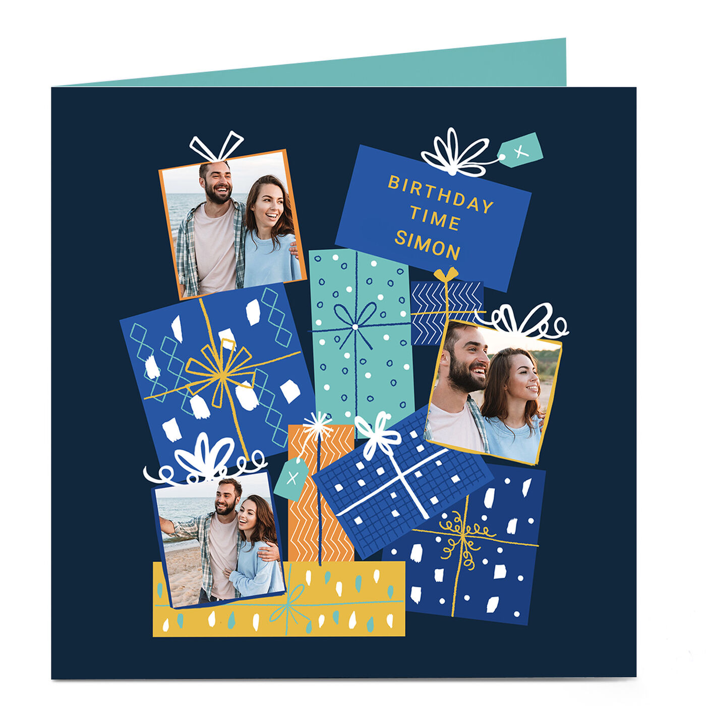 Buy Photo Charity Birthday Card Pile Of Presents for GBP 3.29 Card