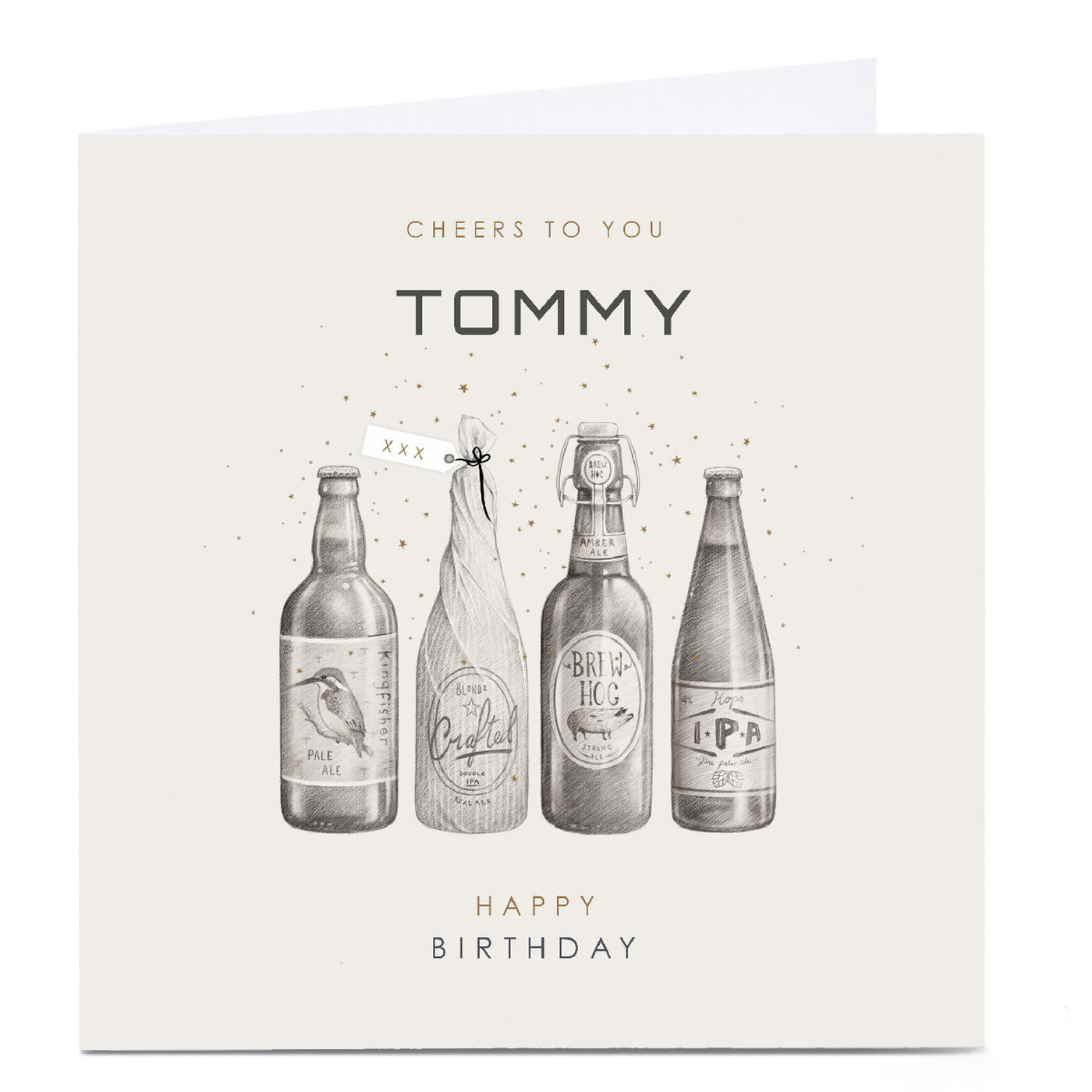 Buy Personalised Birthday Card - Craft Beer Cheers To You for GBP 2.99 ...