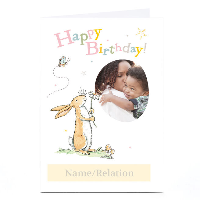 Personalised Birthday Card - Guess How Much I Love You, Photo Upload, Any Message