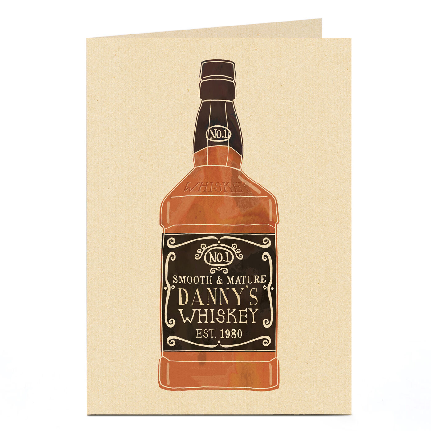 Buy Personalised Card Smooth & Mature Whisky for GBP 1.79 Card