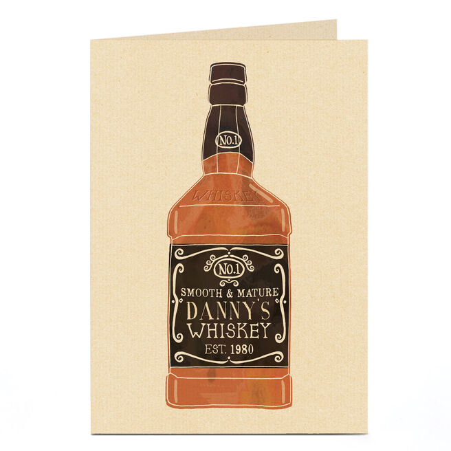 Personalised Card - Smooth & Mature Whisky