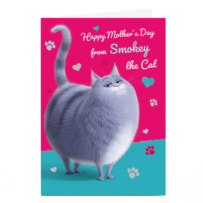 Personalised Pets Mother's Day Card - From The Cat