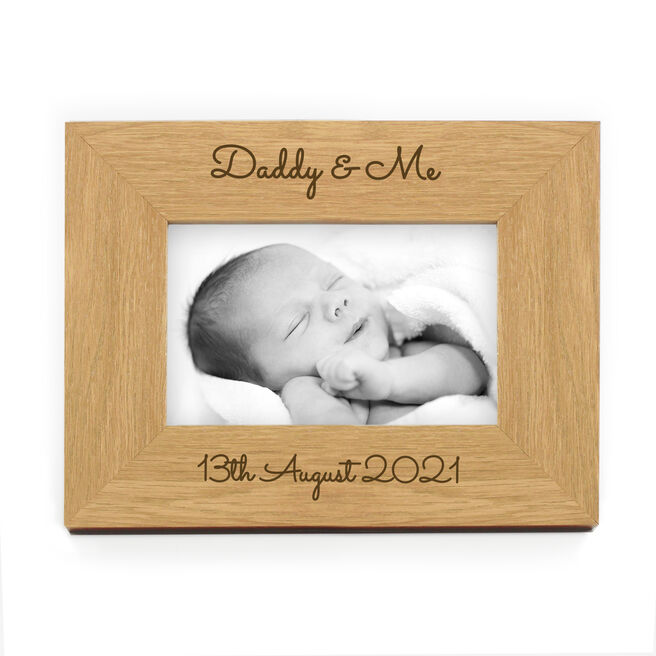 Personalised Wooden Photo Frame - Any Message