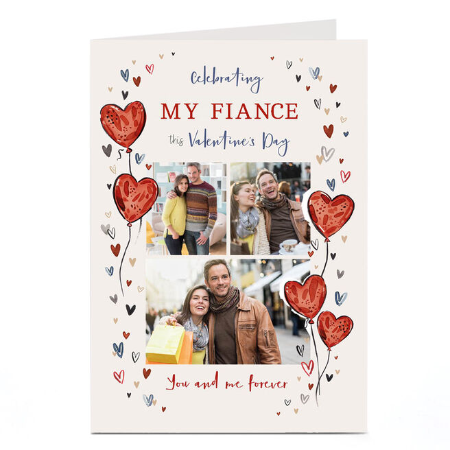 Personalised Valentine's Day Card - You and Me Forever, Fiance