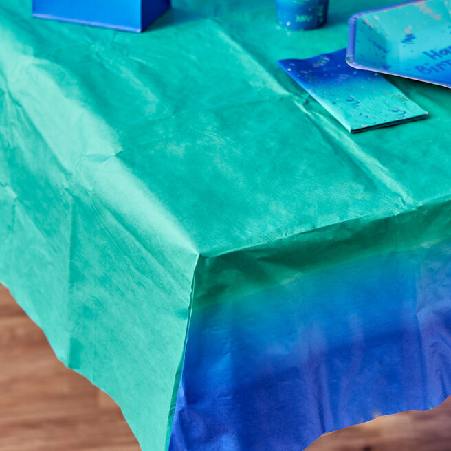 Blue Ombre Table Cover