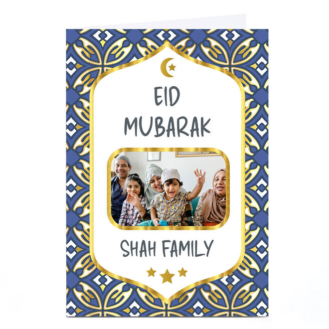 Photo Roshah Designs Eid Card - Eid Mubarak Single Photo