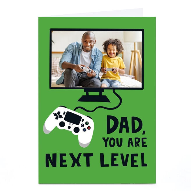 Photo Lucy Maggie Father's Day Card - Dad, You are Next Level