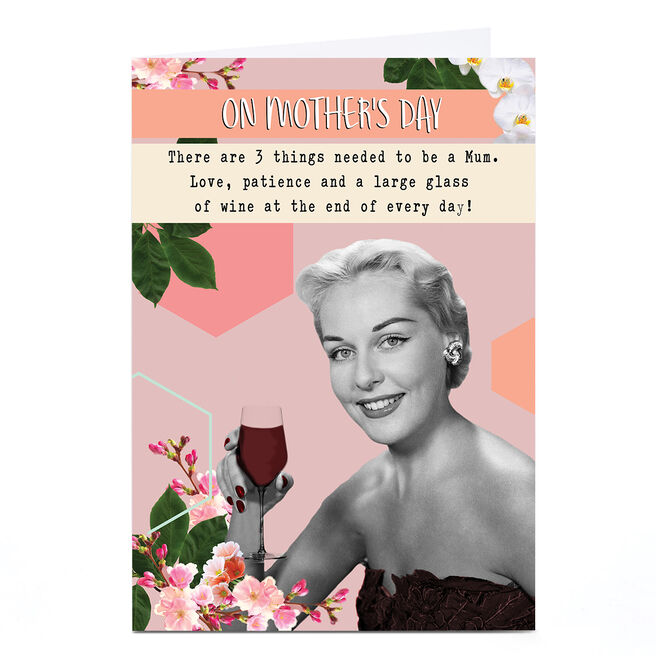 Personalised Mother's Day Card - Things Needed To Be A Mum