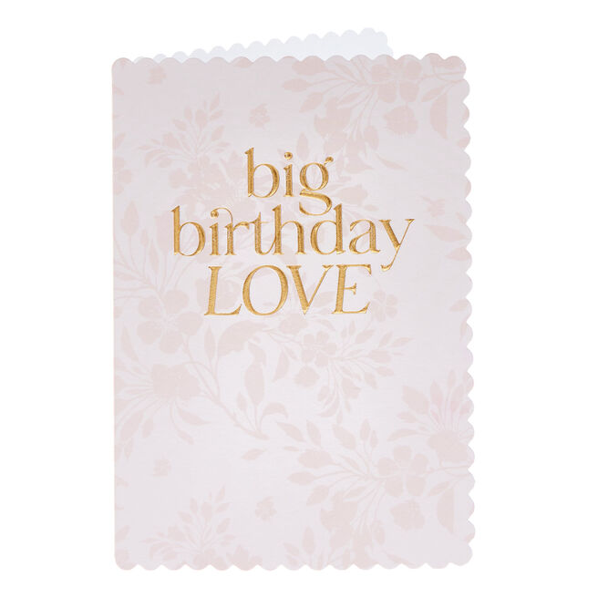 Big Birthday Love Birthday Card