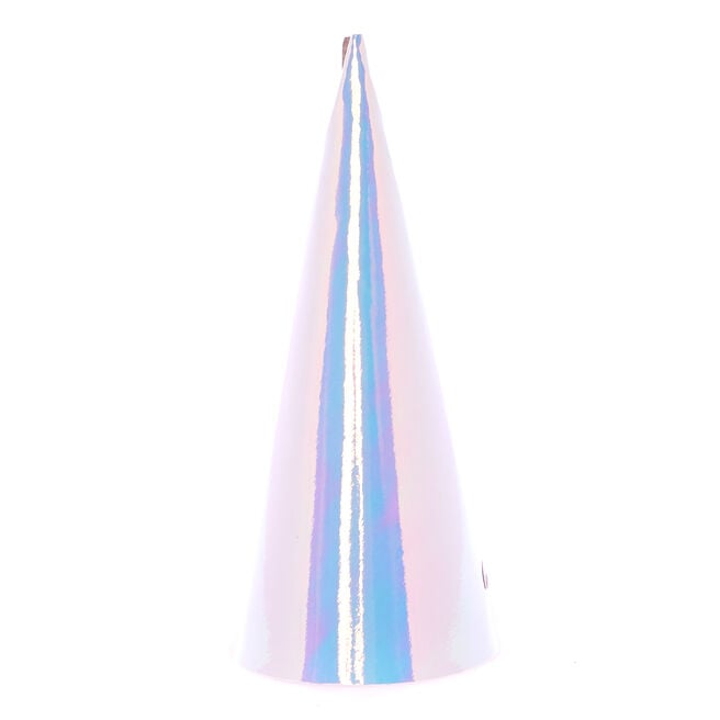 Iridescent Party Hats - Pack of 8