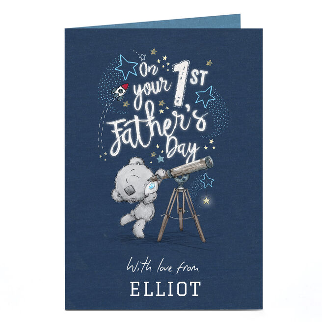 Personalised Tatty Teddy Father's Day Card - On your 1st Father's Day