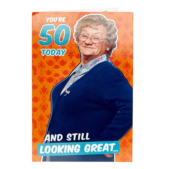 Mrs. Brown's Boys 50th Birthday Card - Looking Great