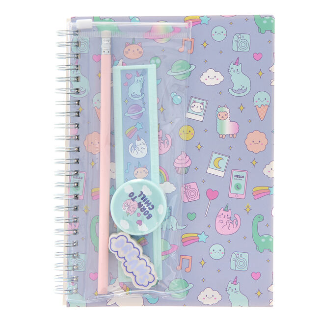 Magical Cat Notebook & Pencil Case