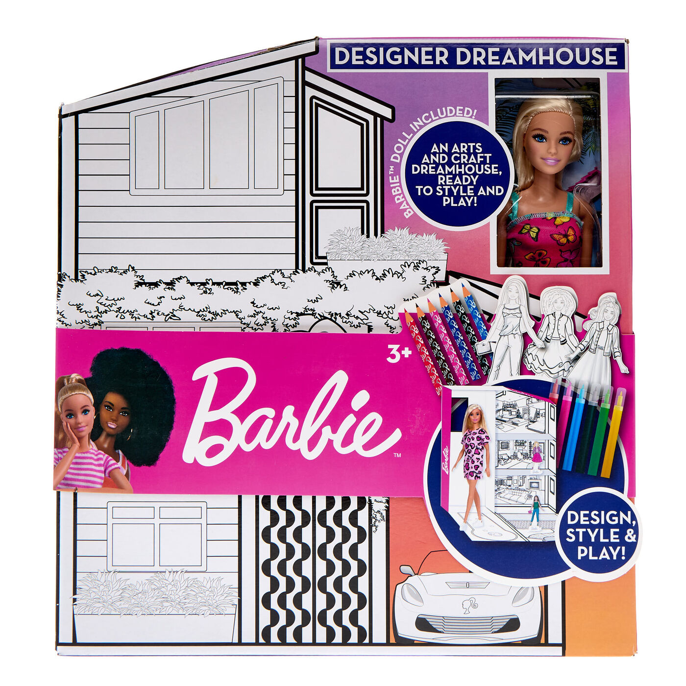 Dreamhouse Barbie Making Games Barbie Dreamhouse 75+ Pieces, Pool