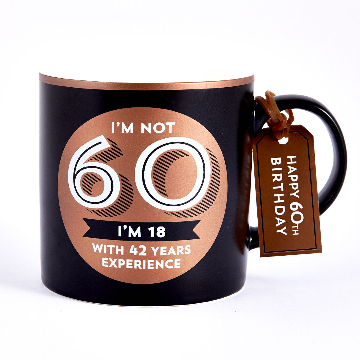 Buy 60th Birthday Mug - 18 With 42 Years Experience for GBP 3.99