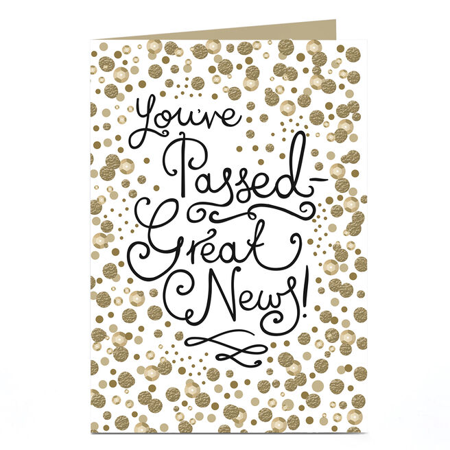 Congratulations Card - You Passed Great News