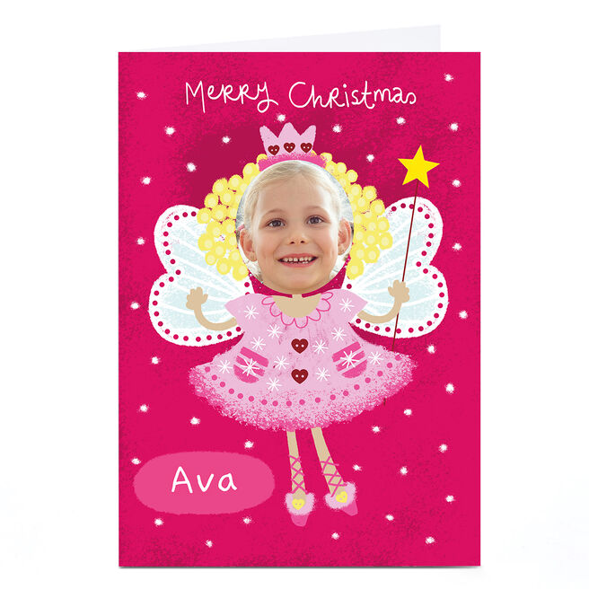 Photo Lindsay Loves To Draw Christmas Card - Pink Fairy