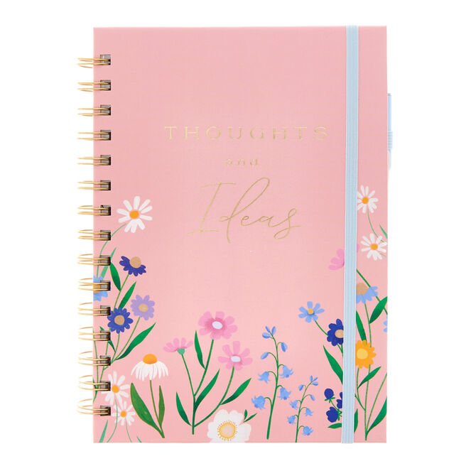 Thoughts & Ideas Floral A5 Organiser & Pen
