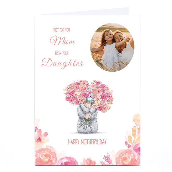 Personalised Tatty Teddy Mother's Day Card - Just For You Happy Mother's Day