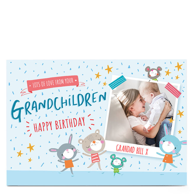 Photo Carol Richardson Birthday Card - From Your Grandchildren