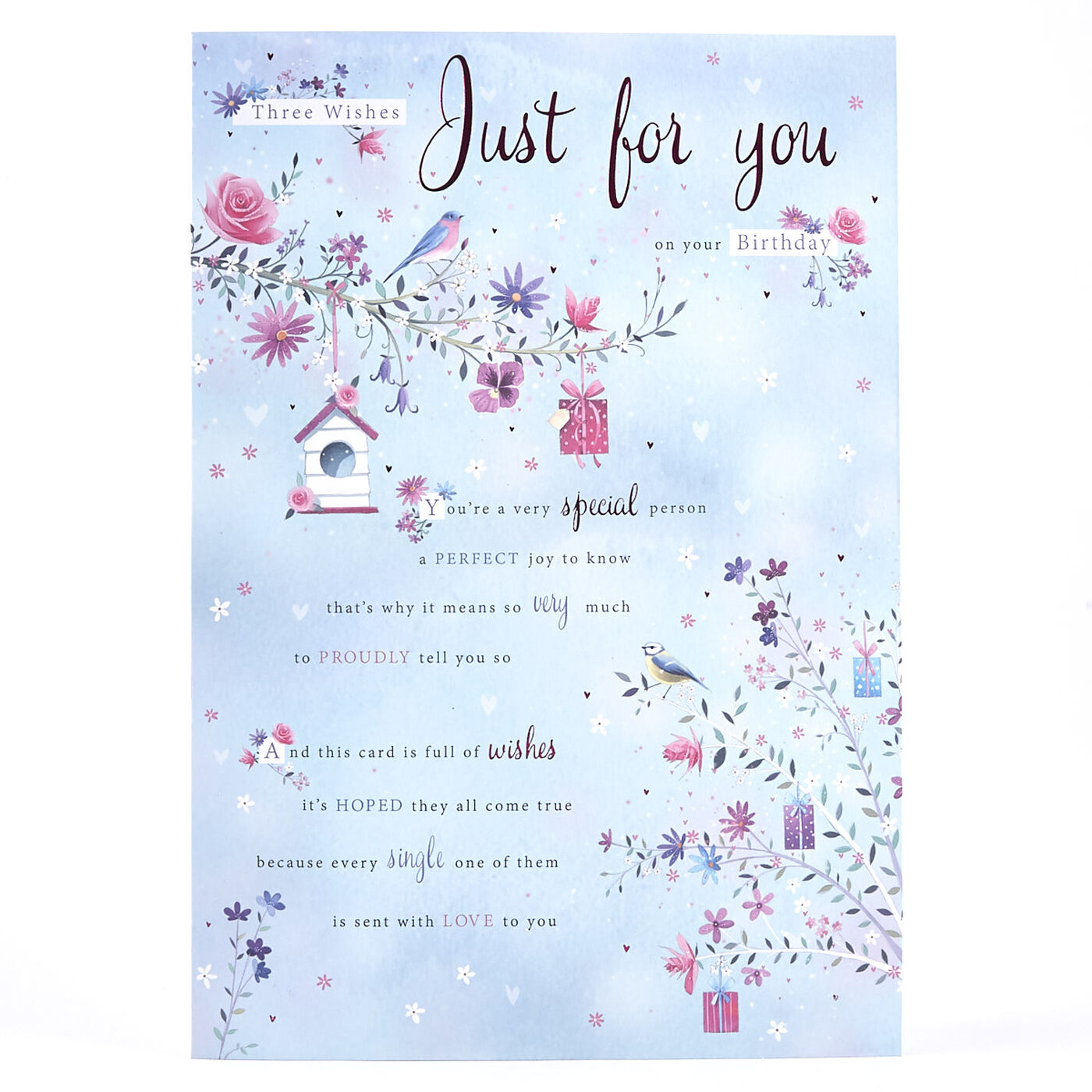 Buy Birthday Card - Three Wishes for GBP 0.99 | Card Factory UK