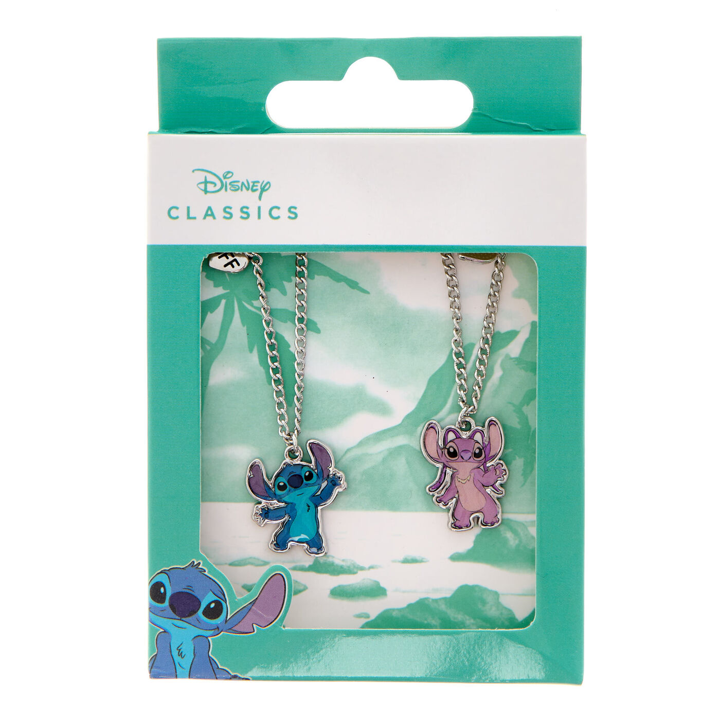 Buy Stitch & Angel BFFs Necklace Duo Gift Set for GBP 3.99 Card