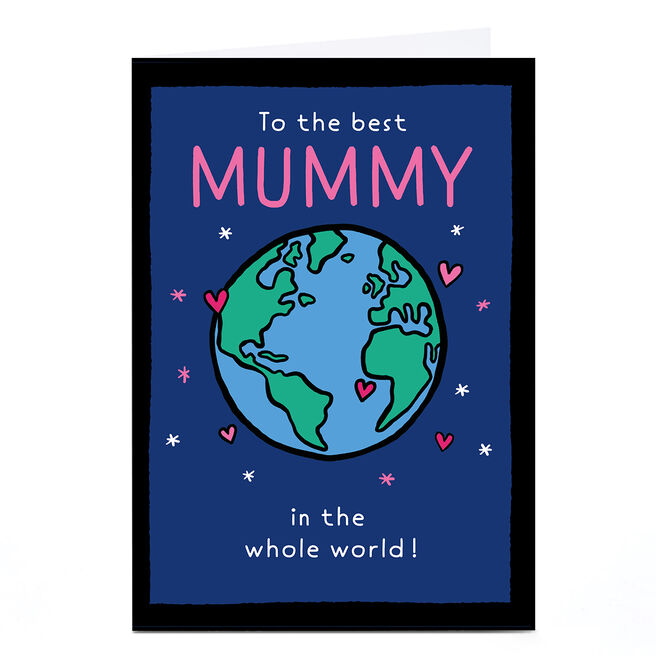 Personalised Pigment Mother's Day Card - To The Best Mummy in The Whole World