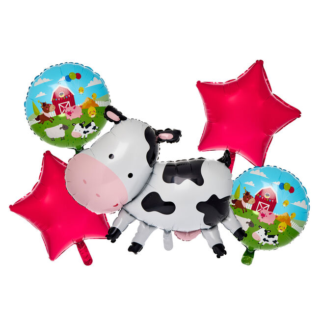Farmyard Balloon Bouquet - 5 Balloons