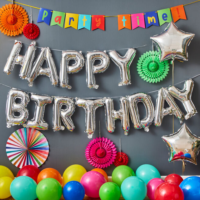 Brights Birthday Party Decorations Kit