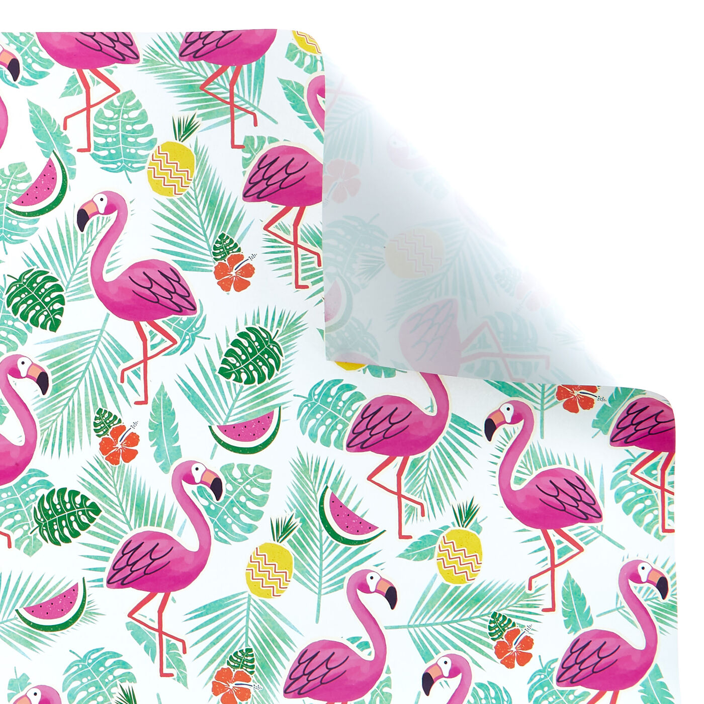 Buy Flamingo Wrapping Paper 1 Sheet for GBP 0.45 Card Factory UK