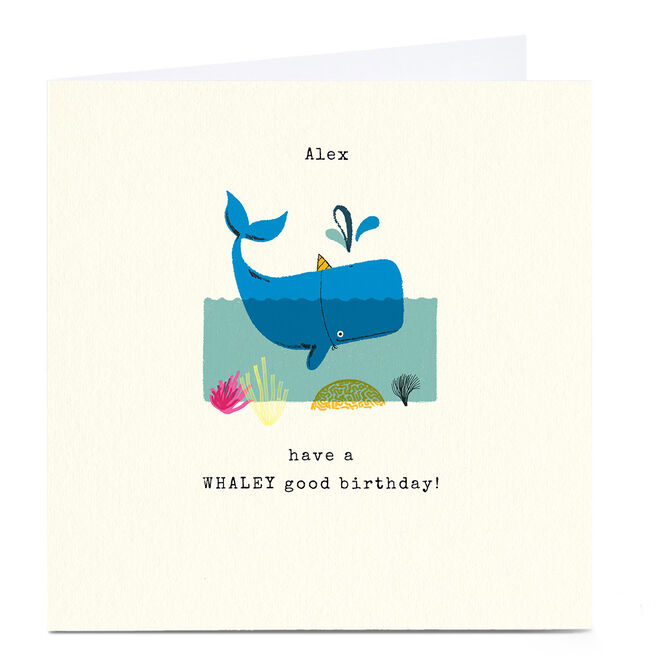 Personalised Andrew Thornton Birthday Card - Whaley Good