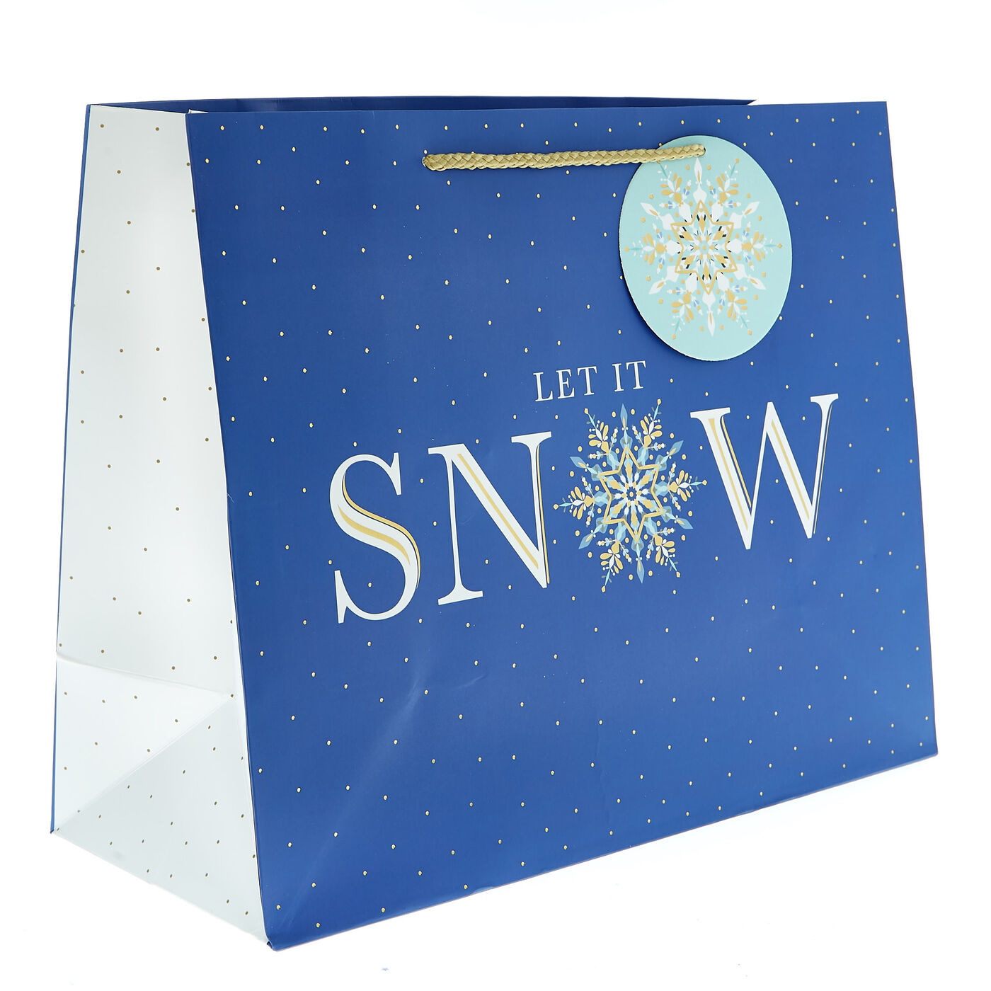 Buy Large Landscape Let It Snow Christmas Gift Bag for GBP 1.49 Card