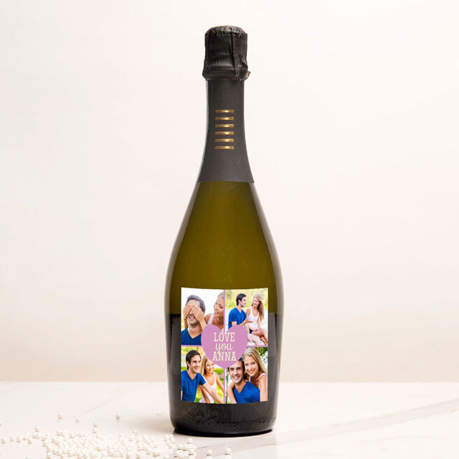 Photo Upload Prosecco - Heart