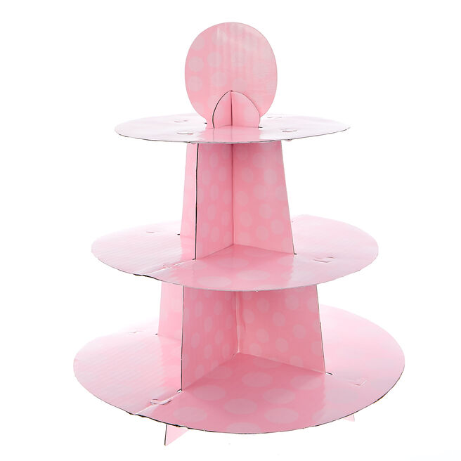 Baby Pink Cupcake Stand