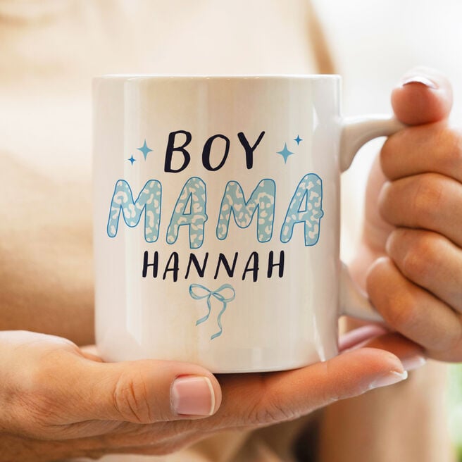 Personalised Boy Mama Mug