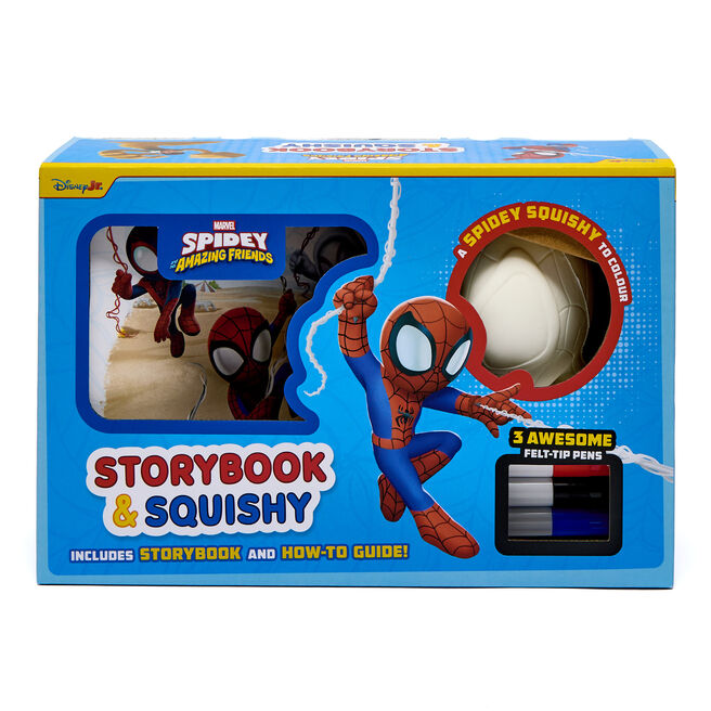 Spidey & His Amazing Friends Storybook & Squishy