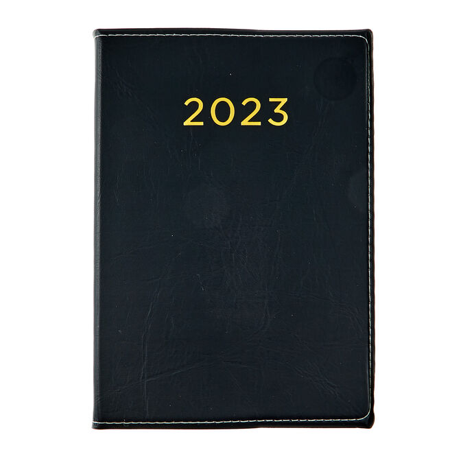 Black Page-A-Day 2023 Pocket Diary 
