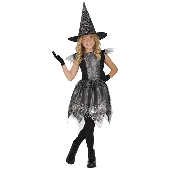 Spiderweb Witch Children's Fancy Dress Costume