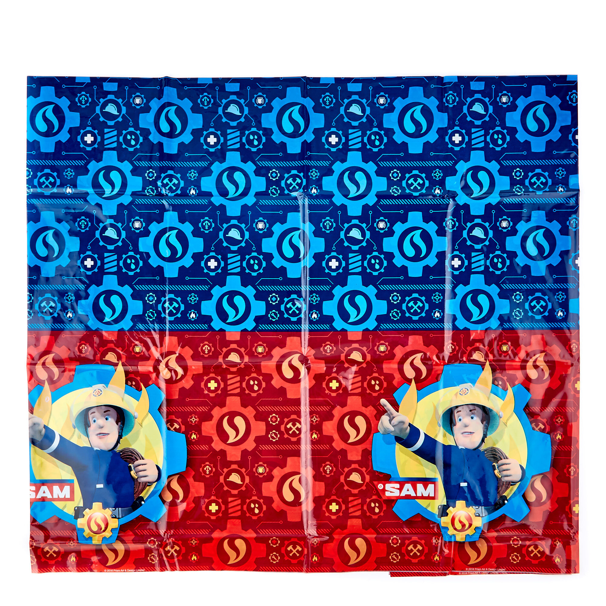 Set De Vaisselle Jetable Pompier - 51 Pièces Pour 10 Invités - Assiettes, Gobelets, Nappe, Serviettes - Fête D'anniversaire