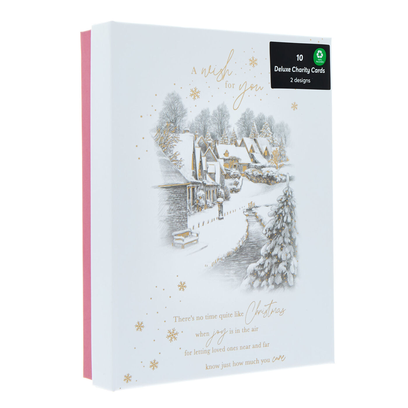Buy 10 Deluxe Boxed Charity Christmas Cards - Classic Sketch (2 Designs ...