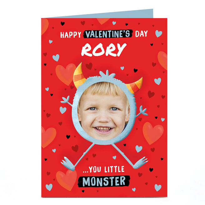 Photo Valentine's Day Card - You little Monster