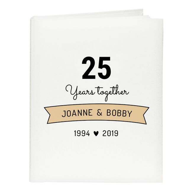 Personalised Anniversary Album - Years Together 