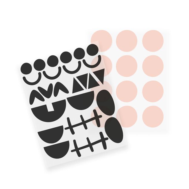Pumpkin Face Stickers - 2 Sheets